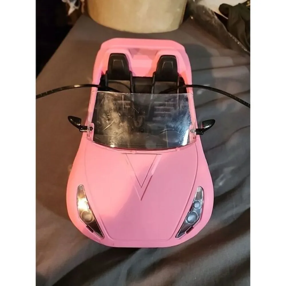 SUPER JOY‎ Dolls Accessories - Convertible Car Glittering Pink